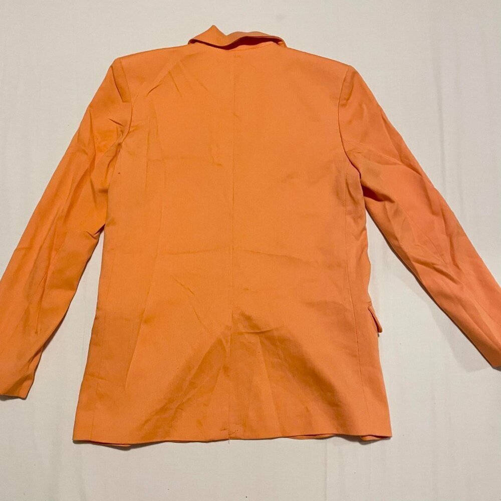 Steve Madden Kaira Blazer Womens XS Orange Suit Jacket - Picture 14 of 16